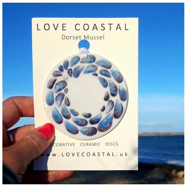 Dorset Mussel Hanging Decoration