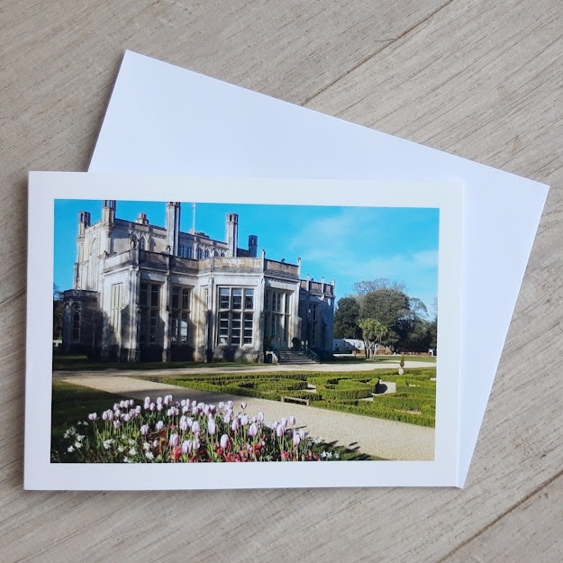 Highcliffe Castle Greeting Card by Loz Walters