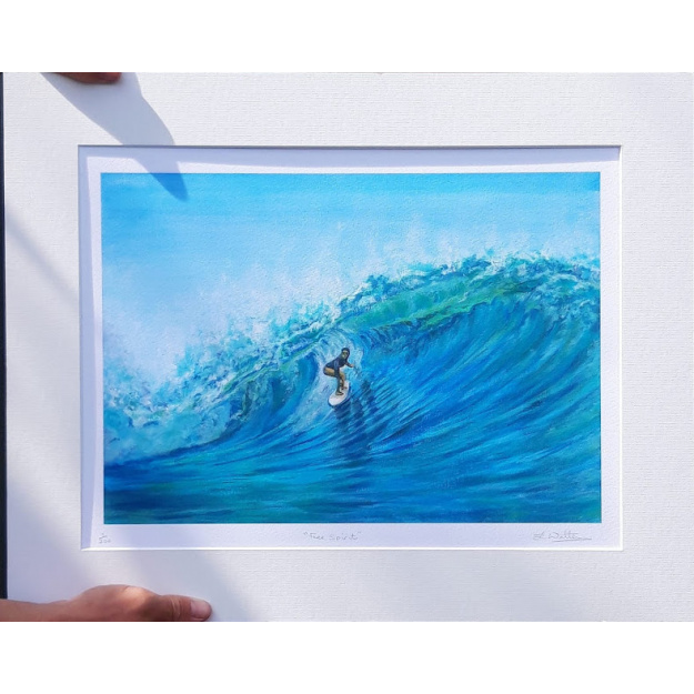 Catching the Wave Surfer Picture by Loz Walters