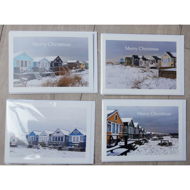 Beach Huts in Snow