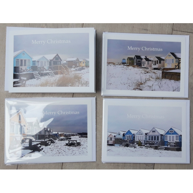 Beach Huts in Snow